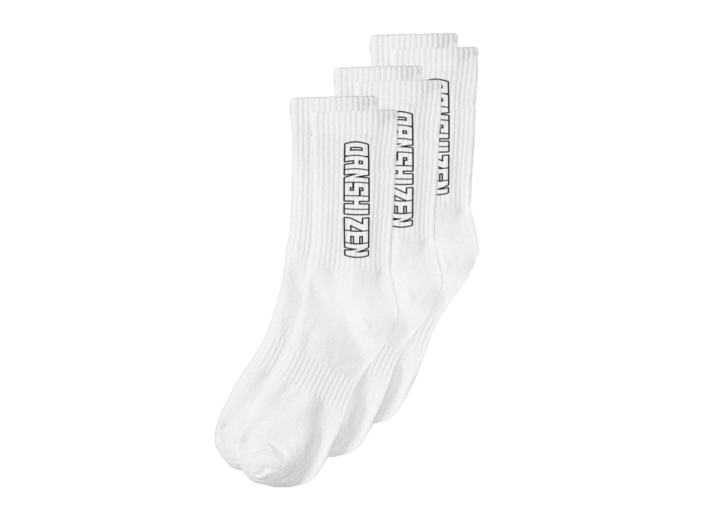 DANSHI WHITE SOCKS (3-PACK)