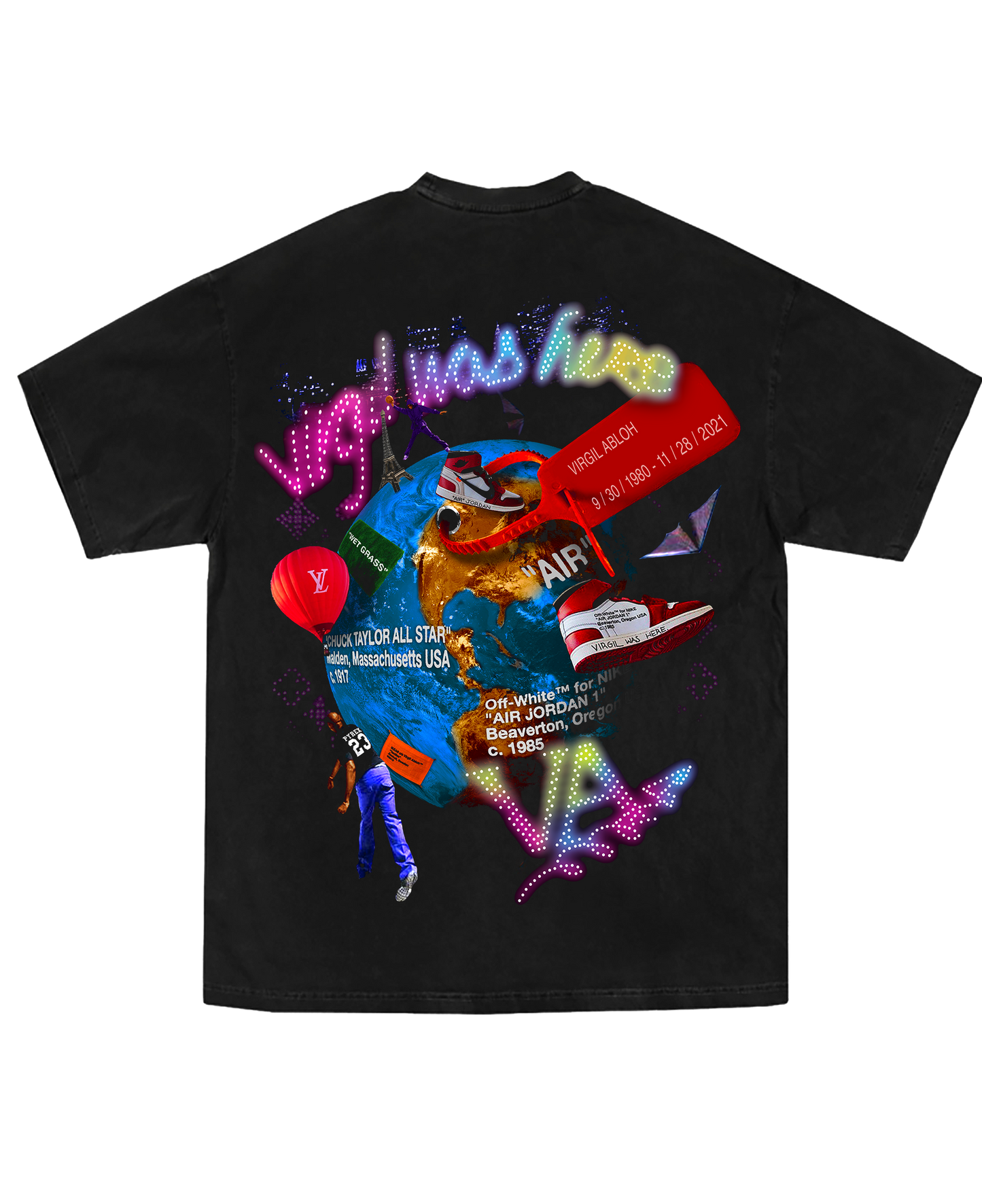 VIRGIL ABLOH TEE BLACK