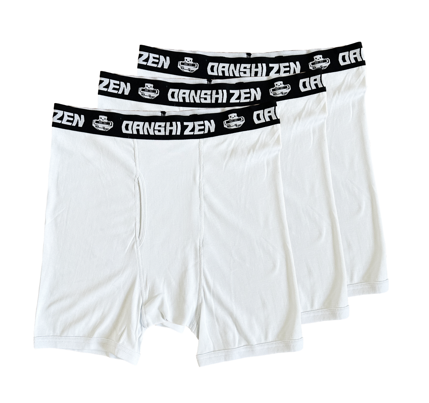 DANSHI GEAR® WHITE BOXERS (3-PACK)