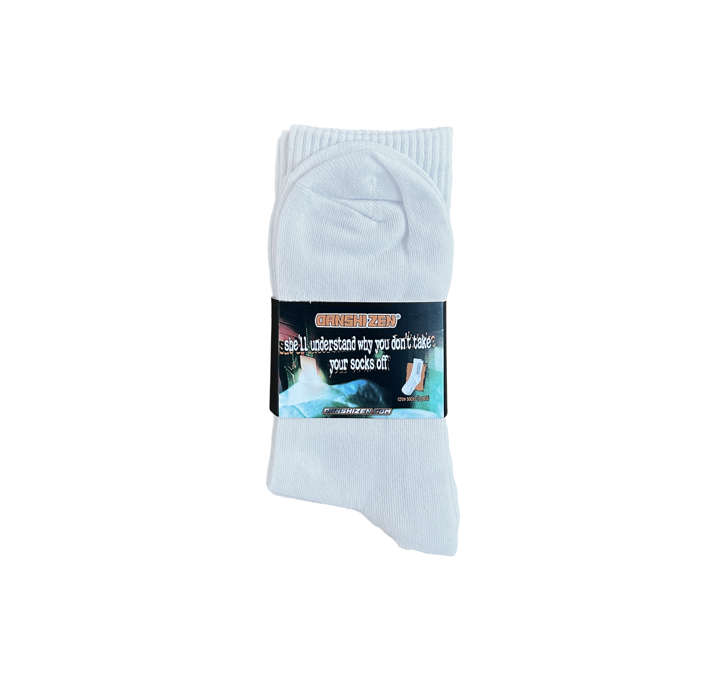DANSHI WHITE SOCKS (3-PACK)